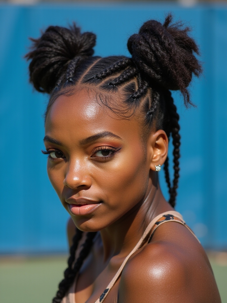 heart shaped braids for style