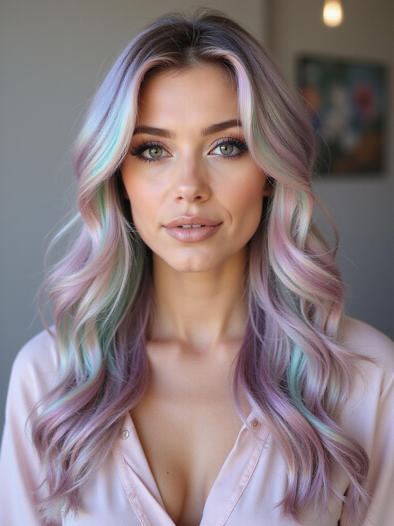 holographic hair color trends