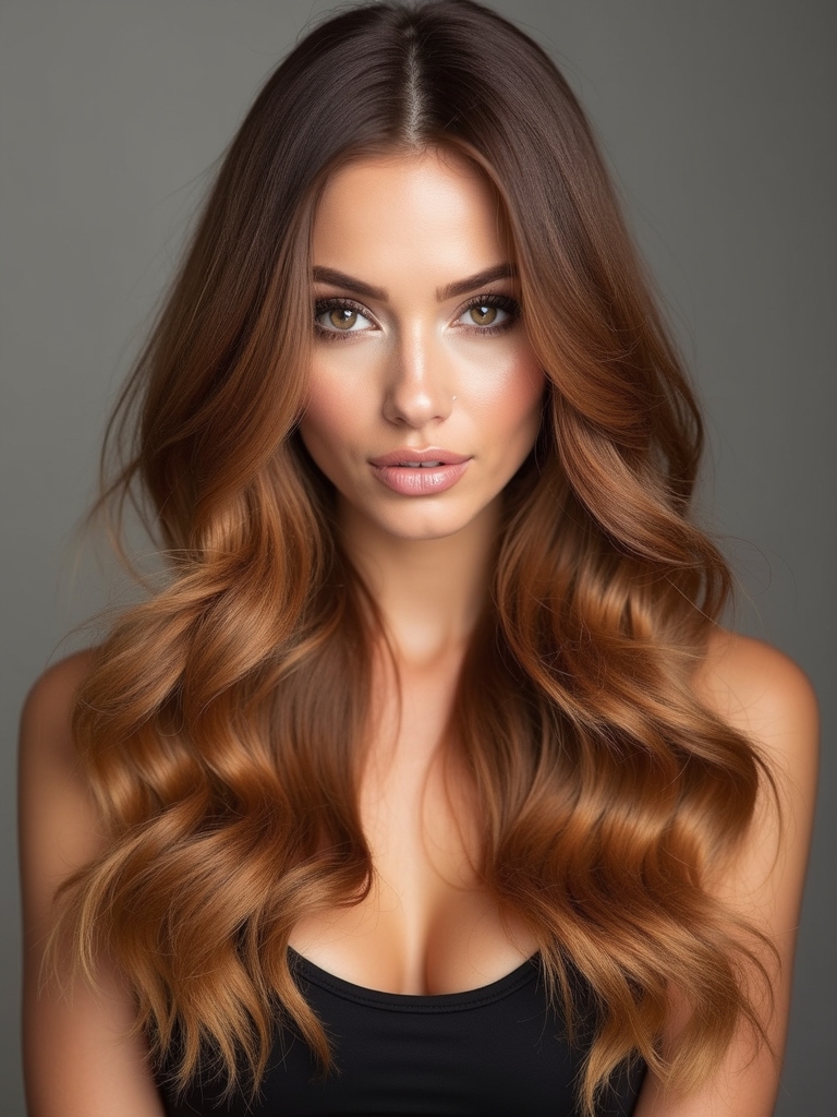 honey brown hair transformation