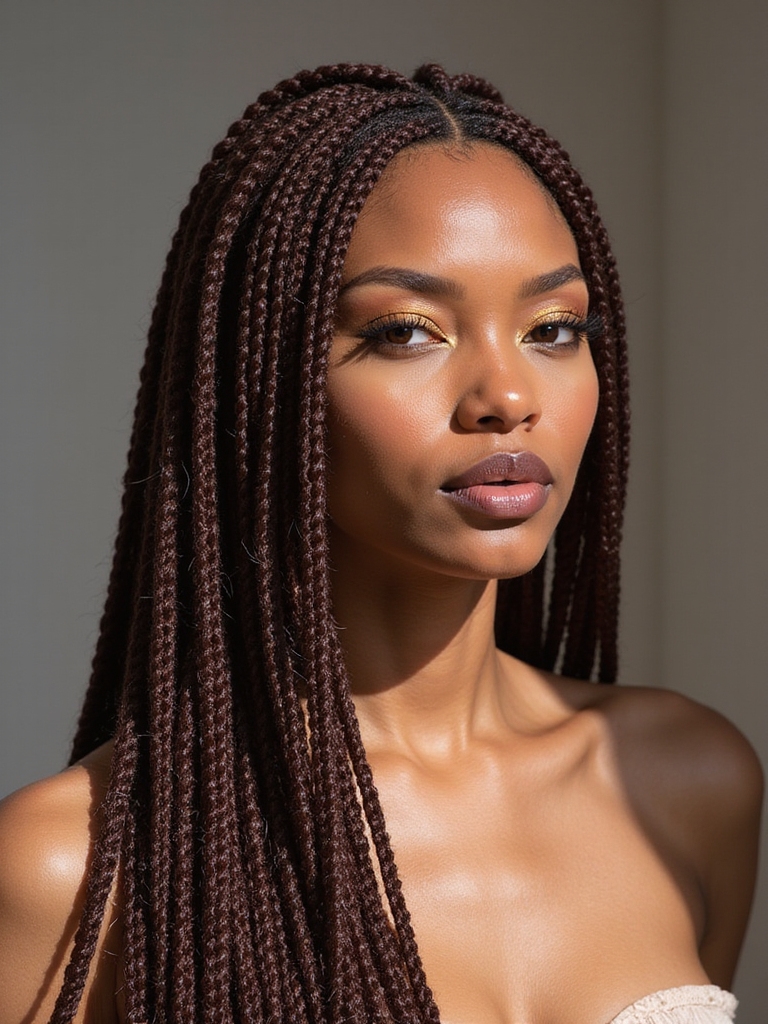 inspiring micro braids styles