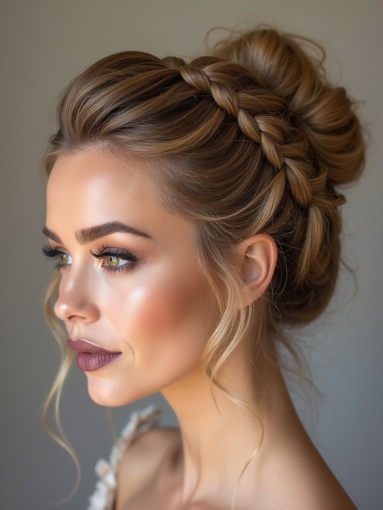 intricate hairstyling masterpiece awaits