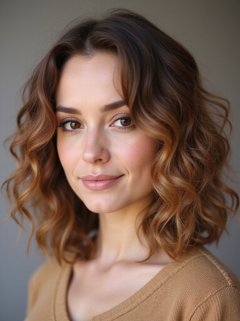 joyful wild playful curls
