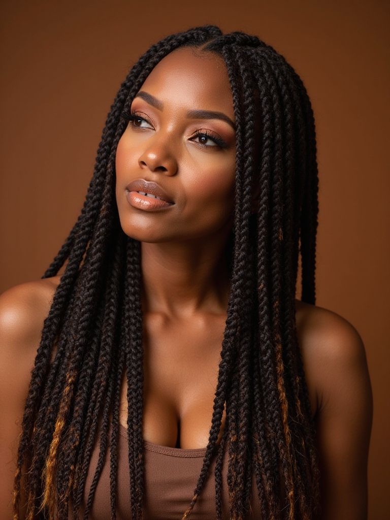 knotless twist braid transition