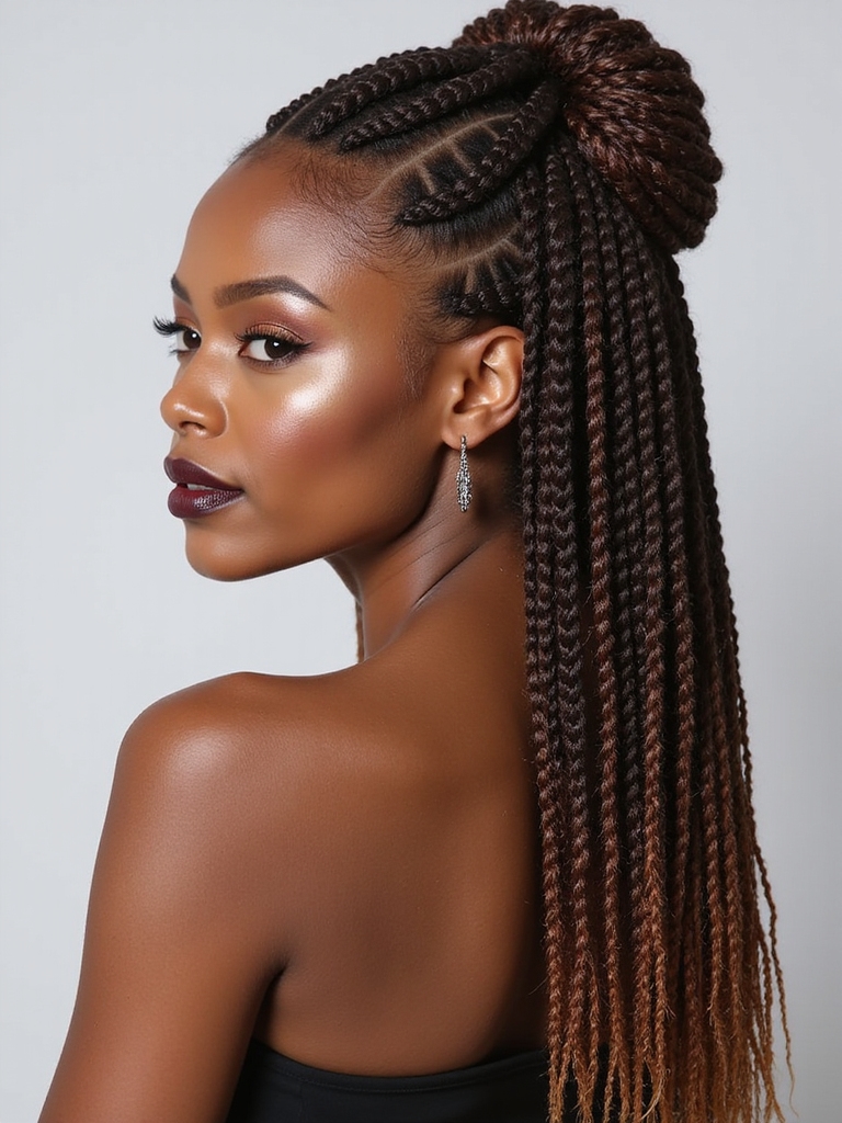 knotless twist braid variations