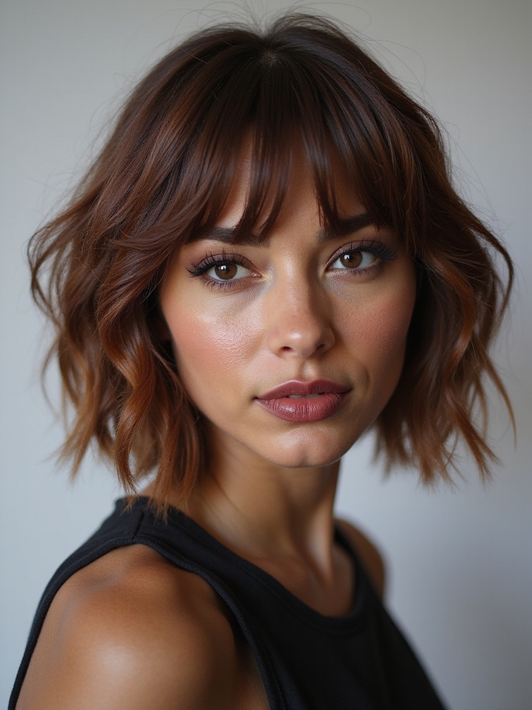 layered bobs for stylish volume