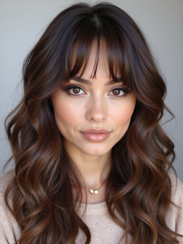 layered hair for volume