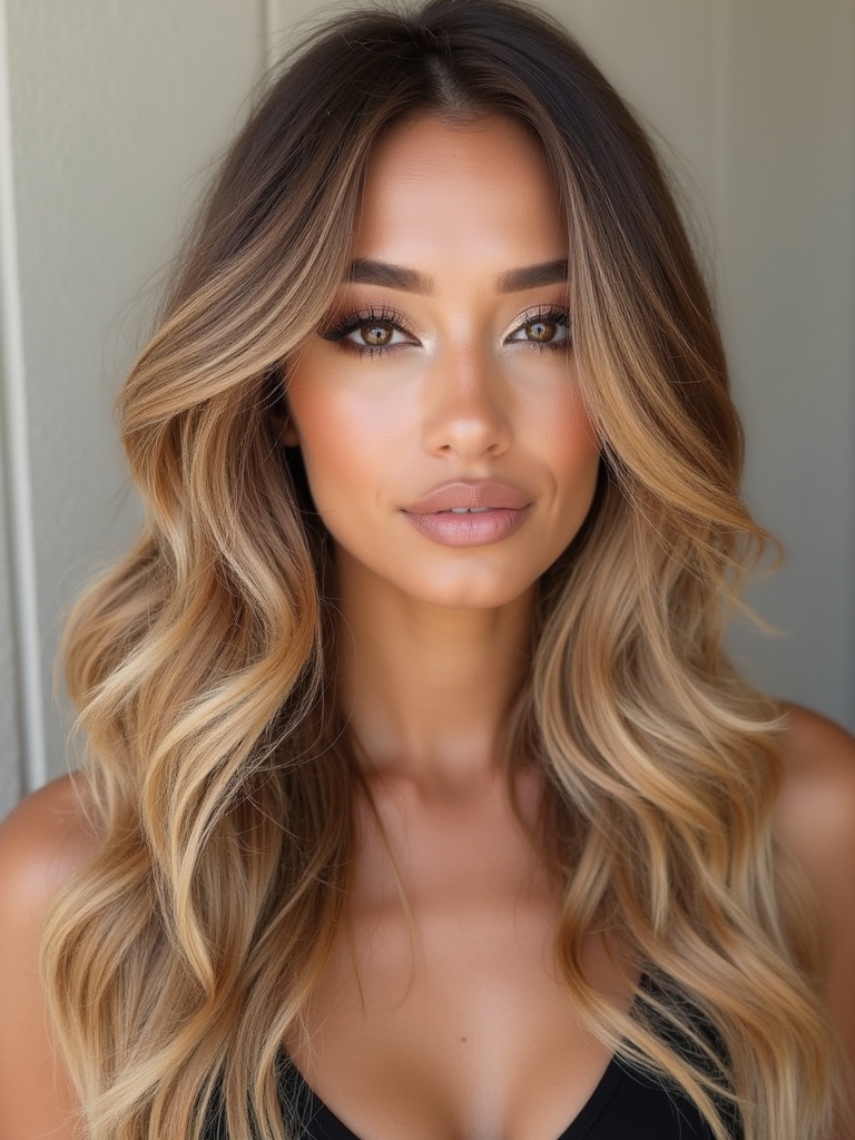 layered hair for volume