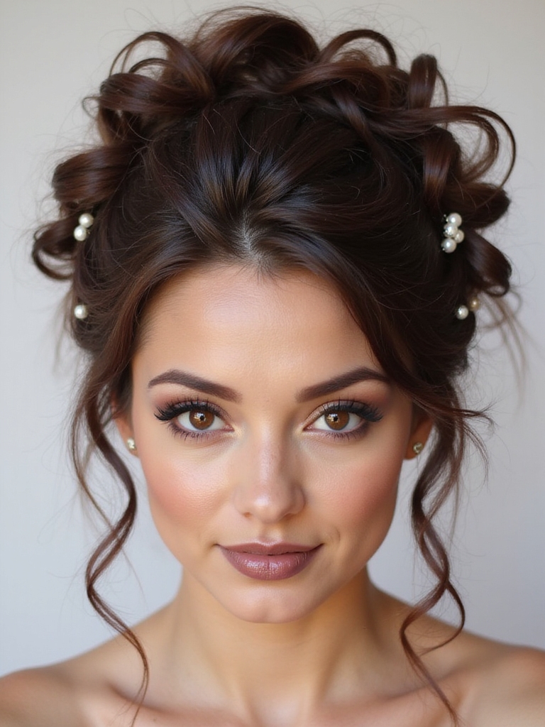 magical whimsical prom hairstyle