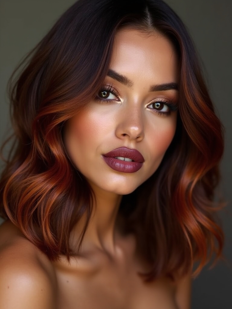 mahogany hair enhances undertones