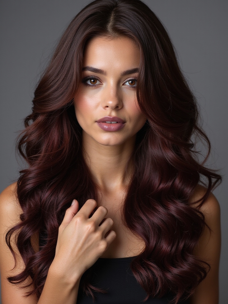mahogany hair trend alert