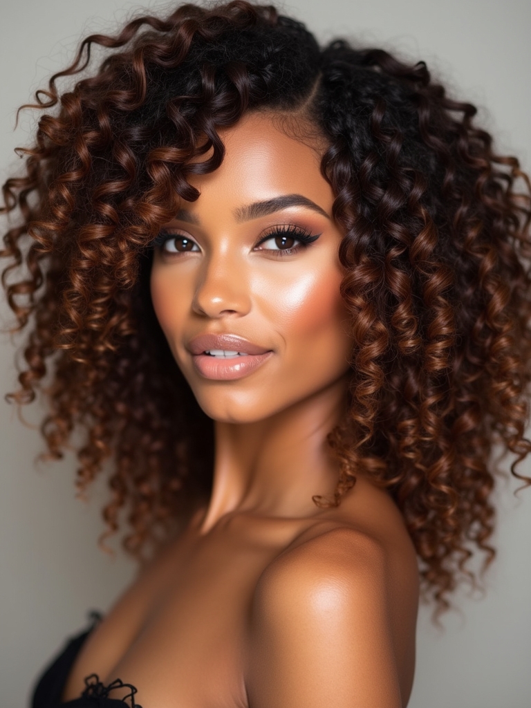 match curls with personality