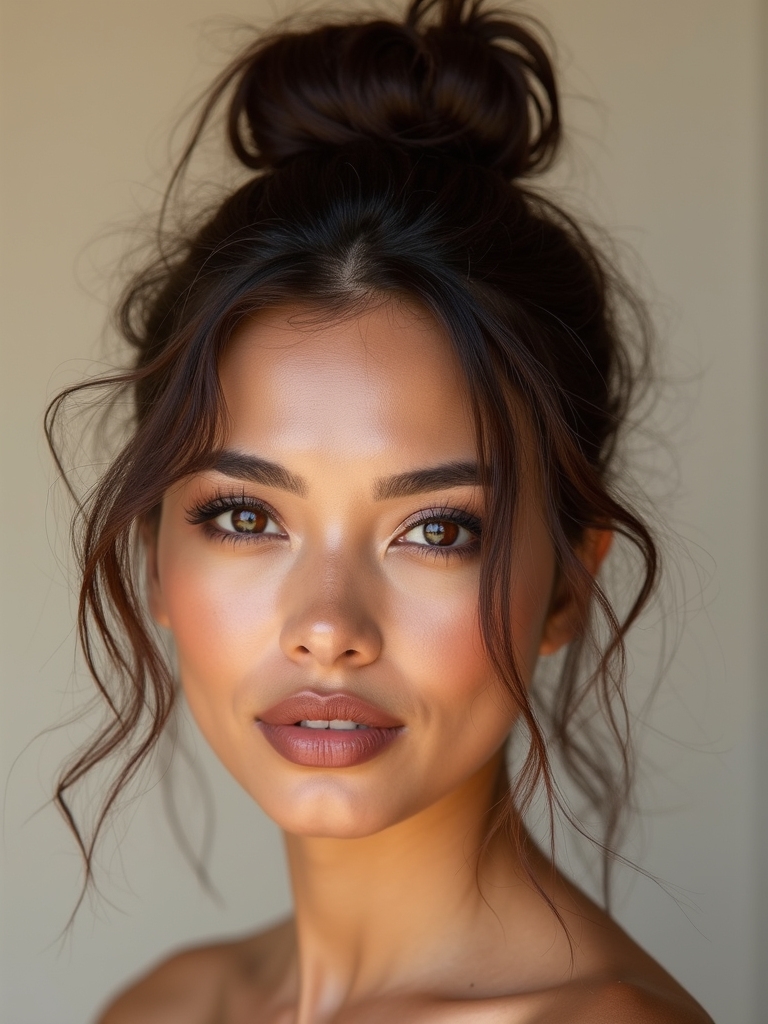 messy bun stylish solution