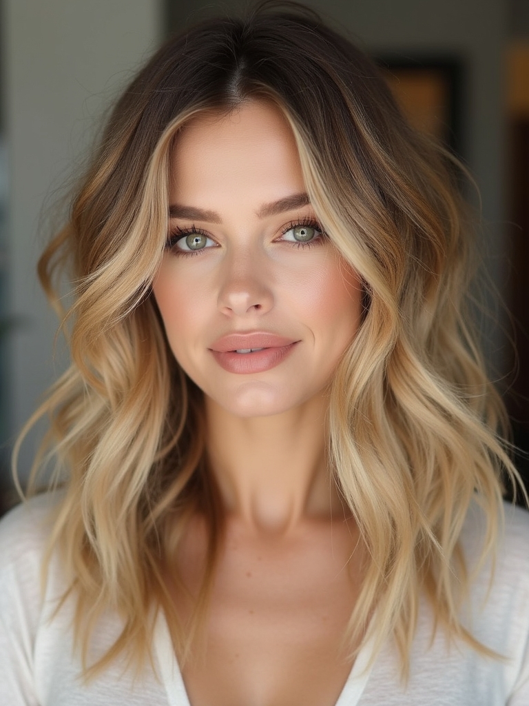 messy layered waves magic