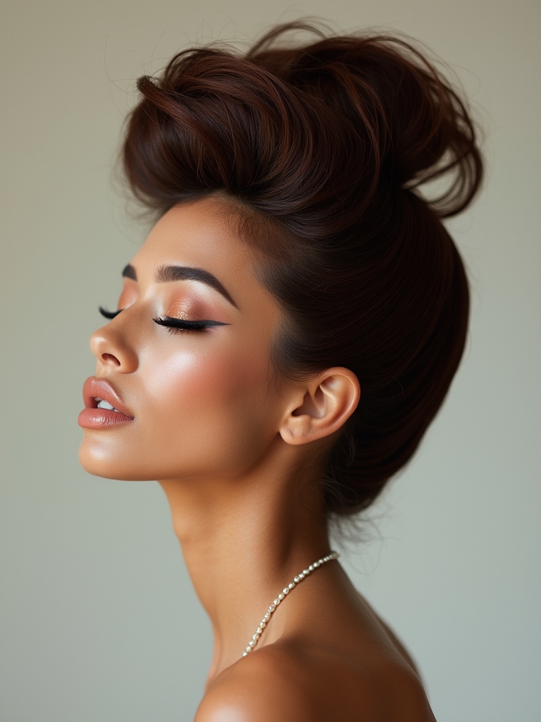 modern bouffant hair trends