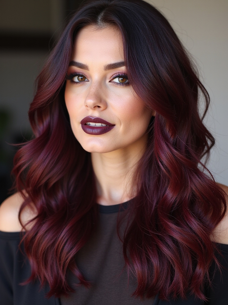 opulent deep cherry tones