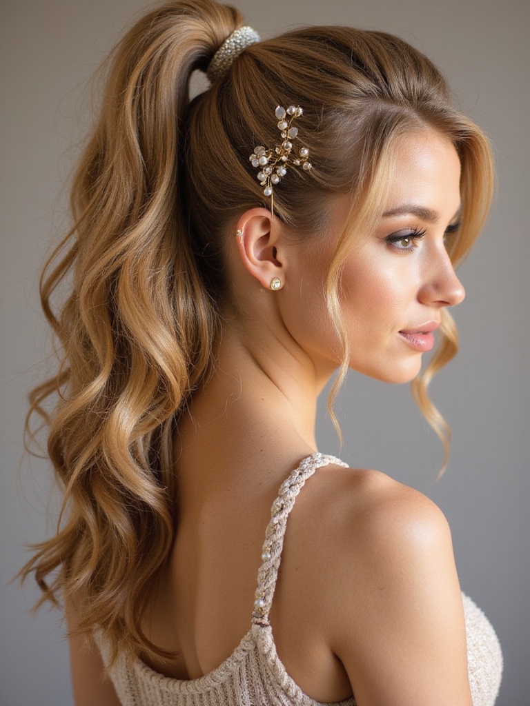 personalized wedding ponytail styles