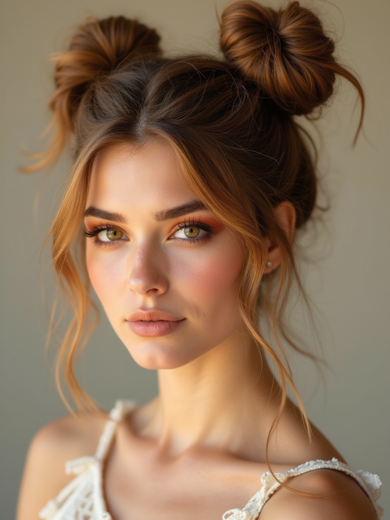 playful carefree fun hairstyle