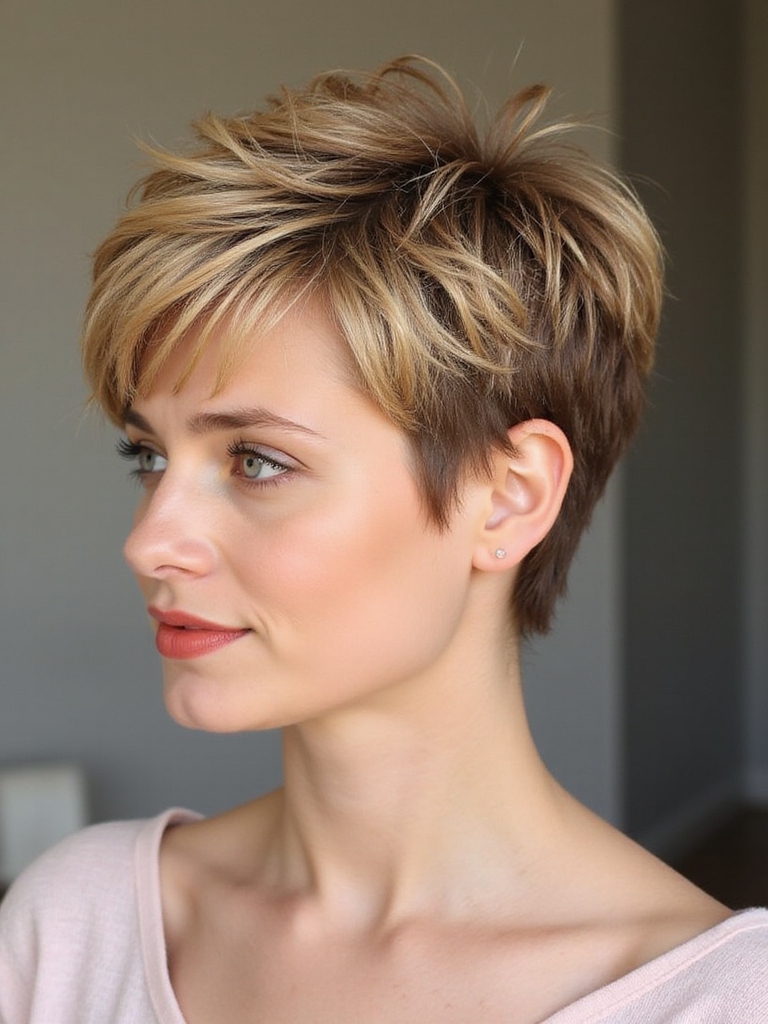 polished southern pixie style