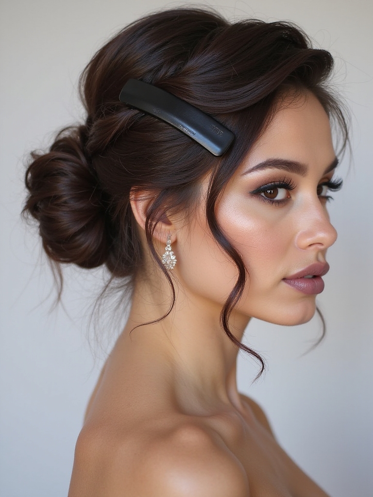 quick chic hair updo