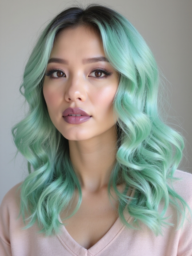 revitalizing teal infused hair