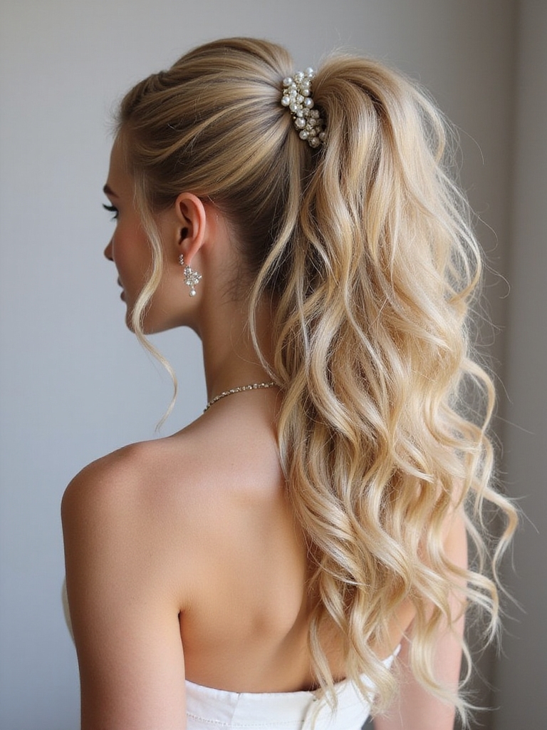romantic loose waves hairstyle