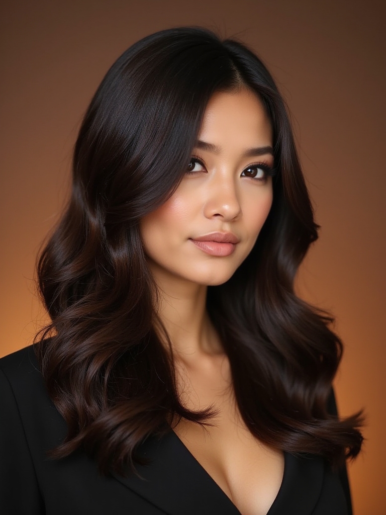 s curve hair styling technique