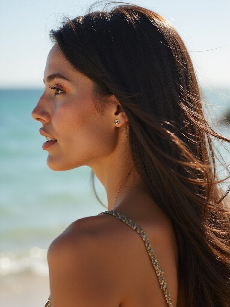 sea salt beach hair