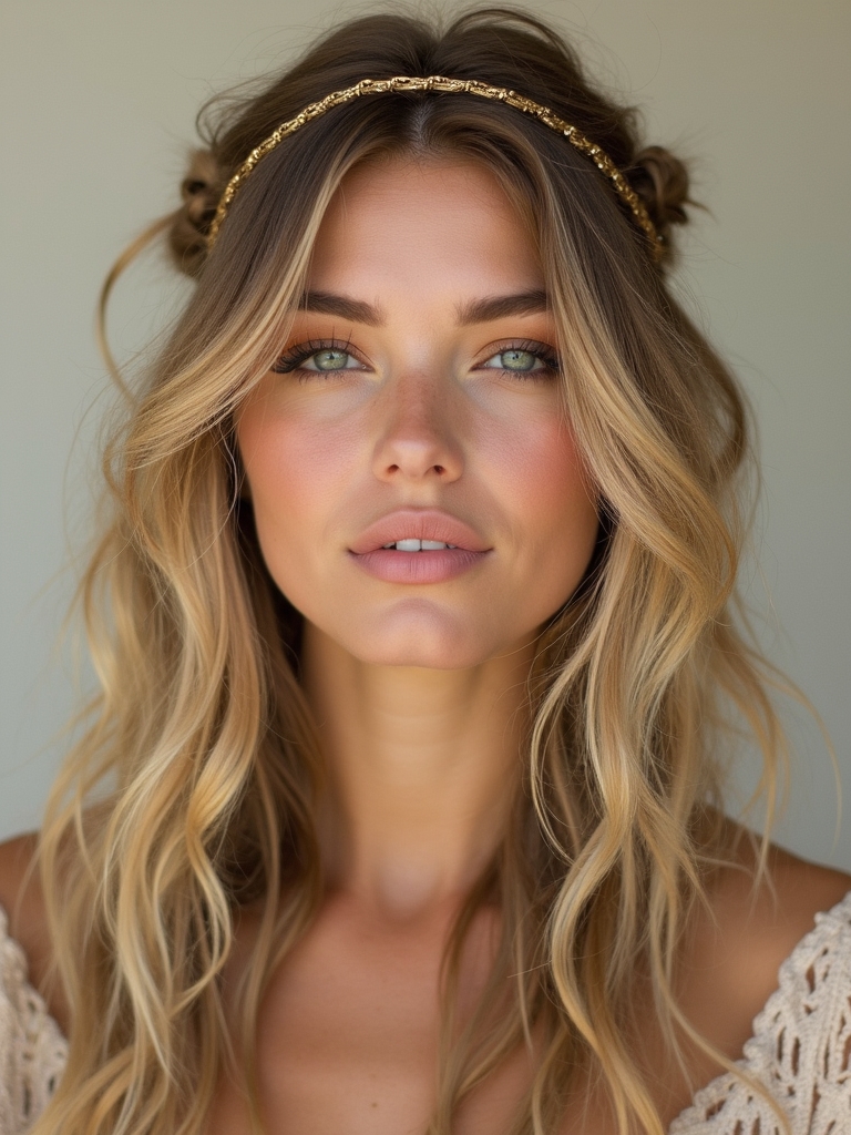 simple braided hair accents