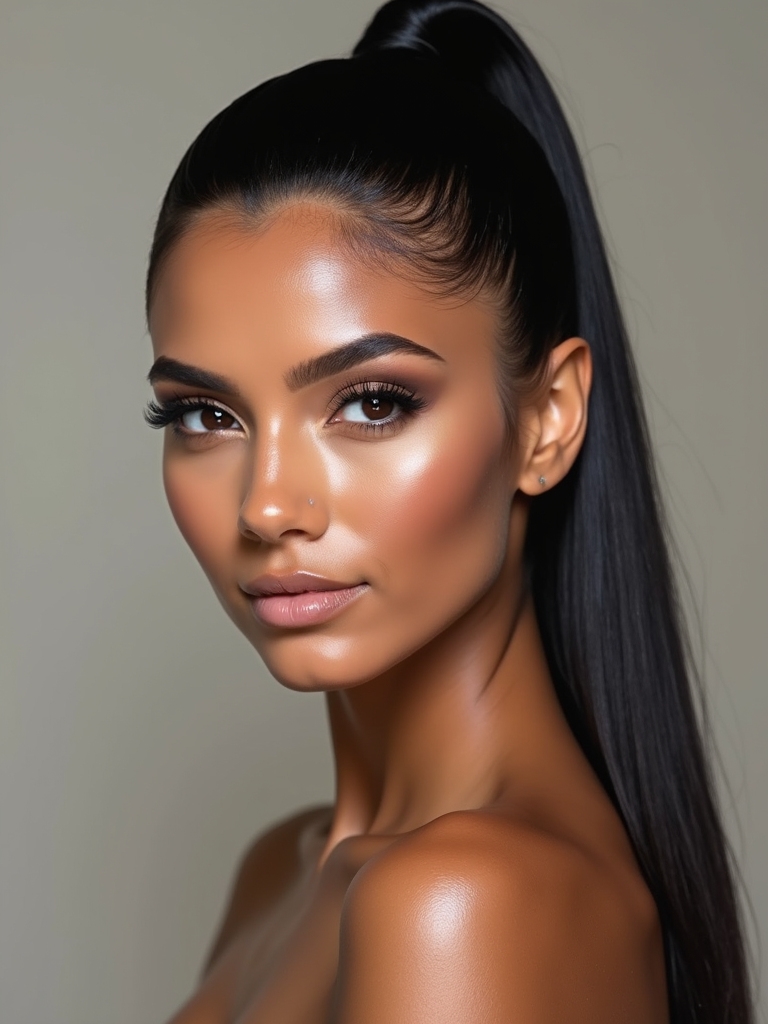 sleek high ponytail perfection