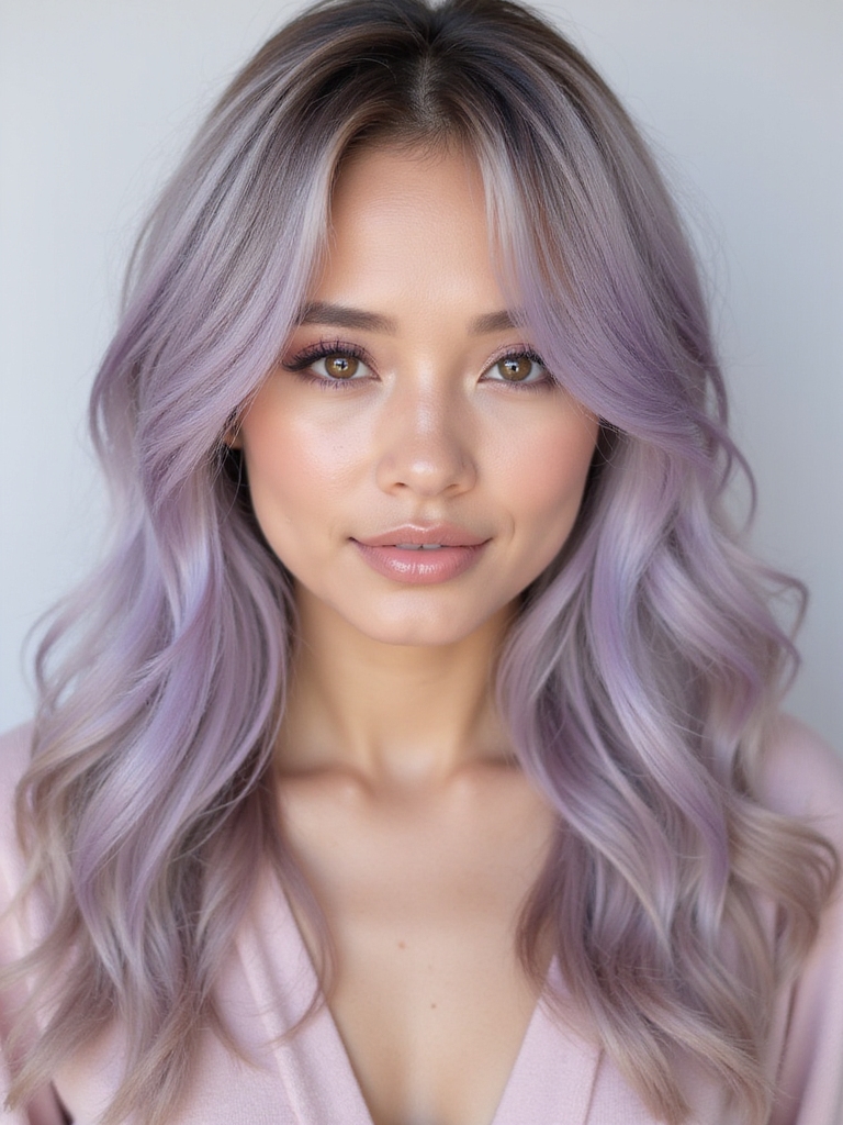 soft lavender hair transformation