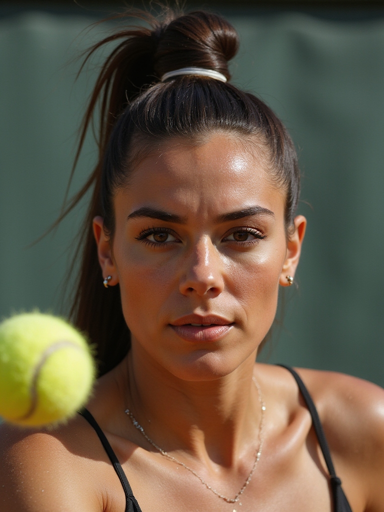 sporty crown hairdo elegance