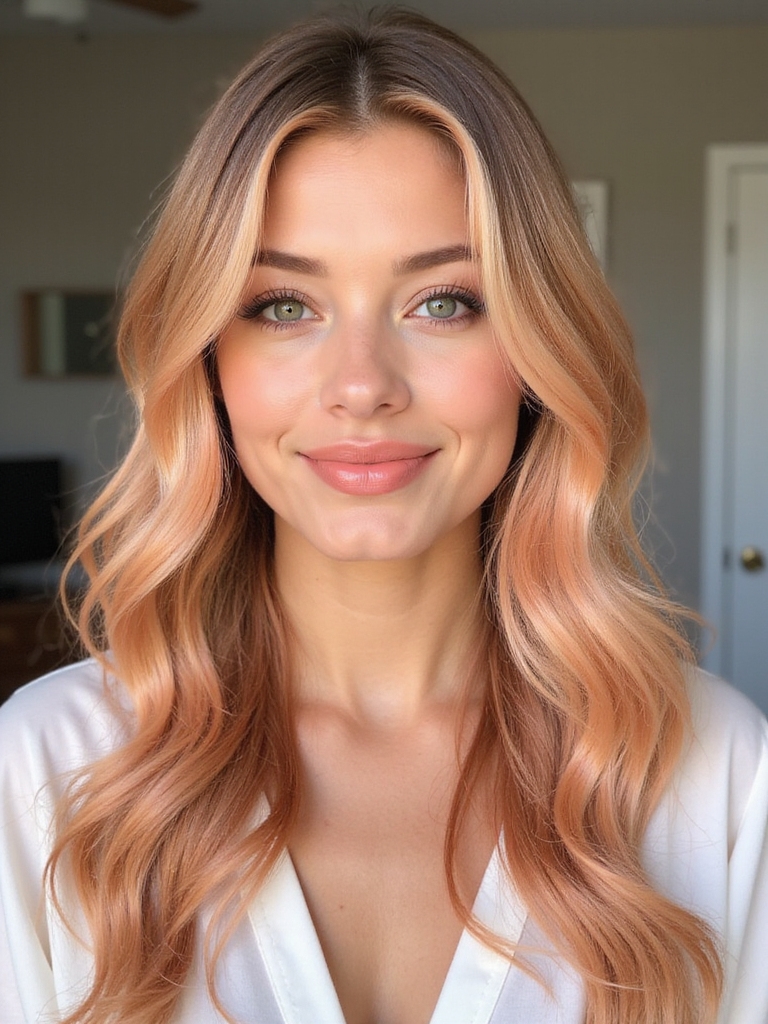 strawberry blonde natural charm