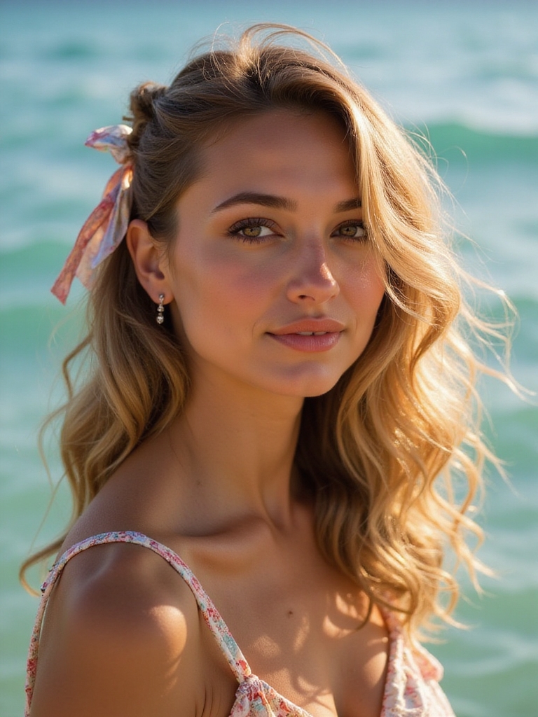 stylish beach themed hair accessories