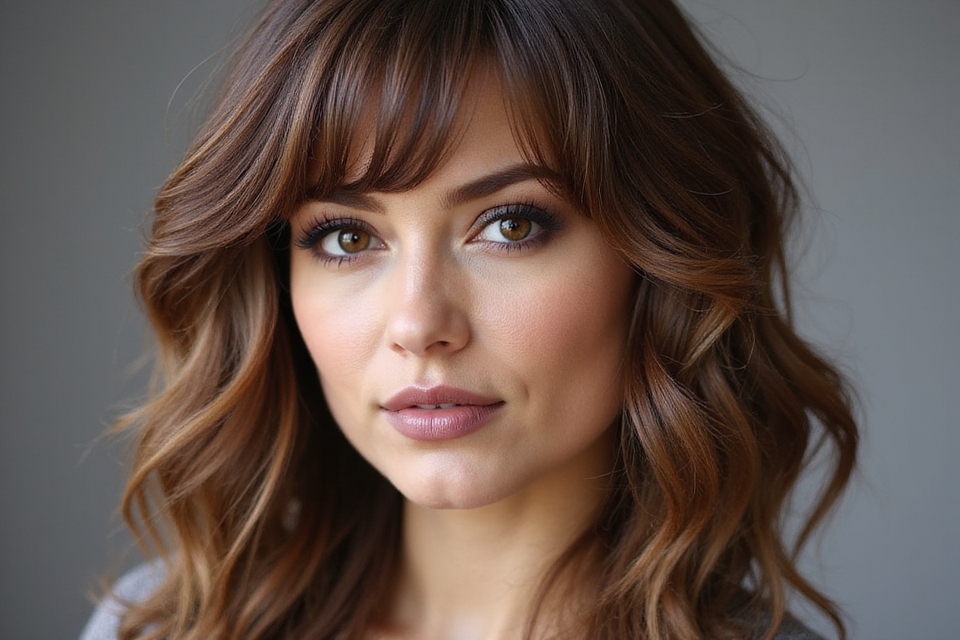 stylish layered shag haircut