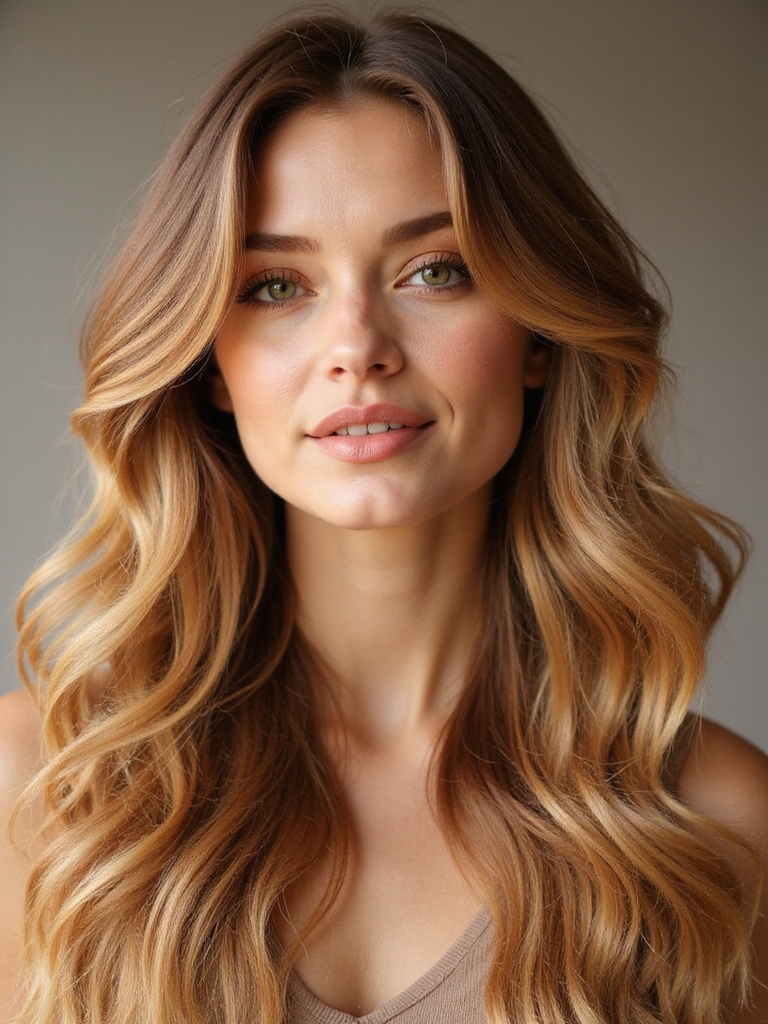 sun kissed light honey brown