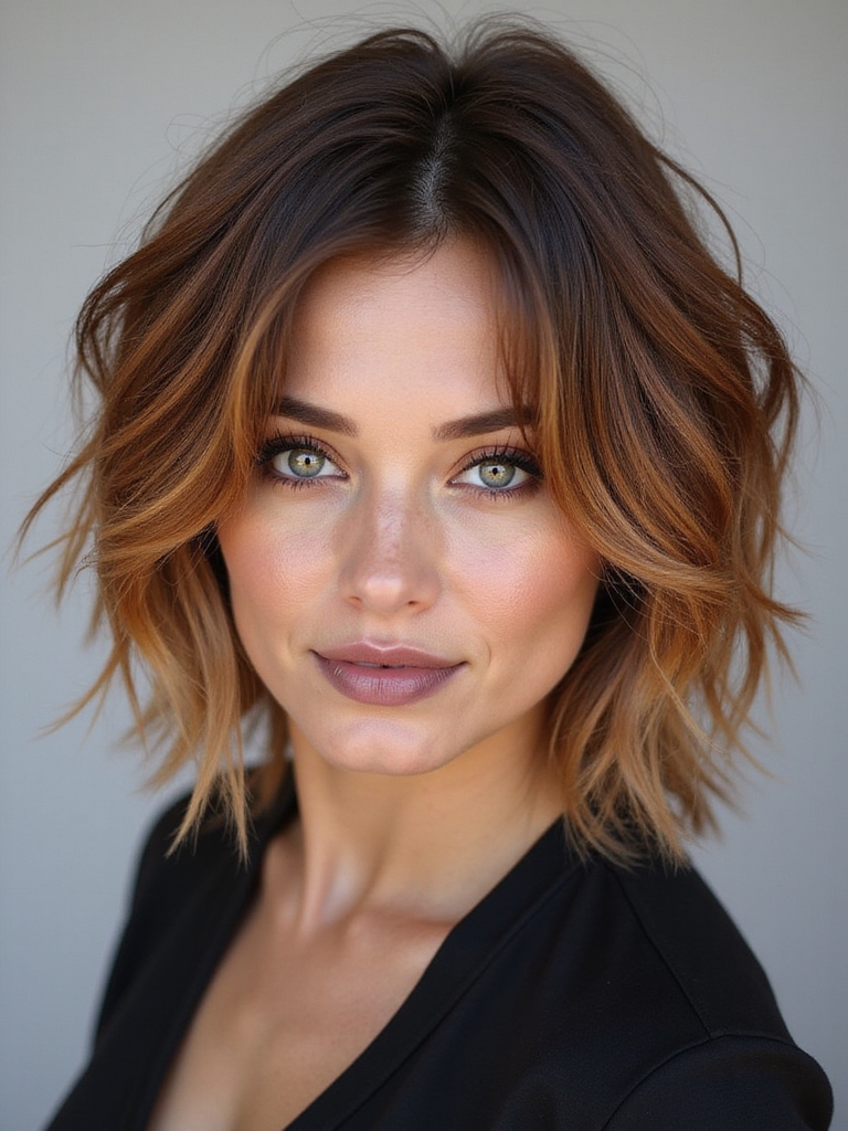 textured bob for versatility