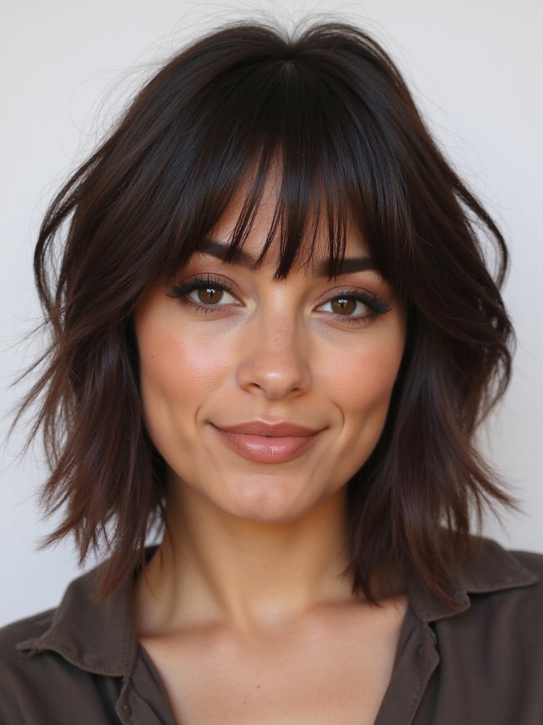 textured fringe cut versatility