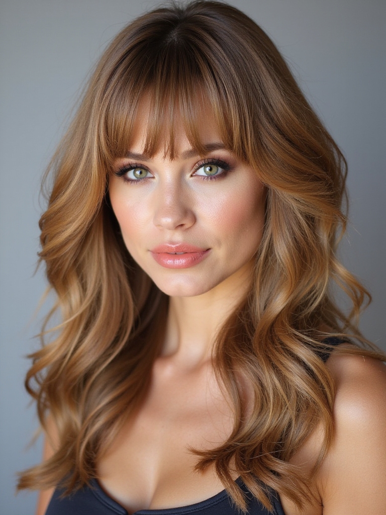transformative heart shaped bangs