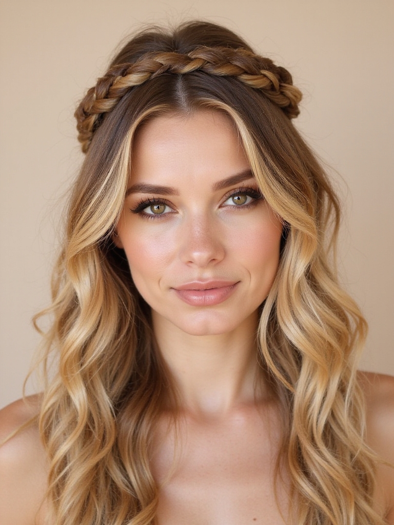 twisted crown hair tutorial