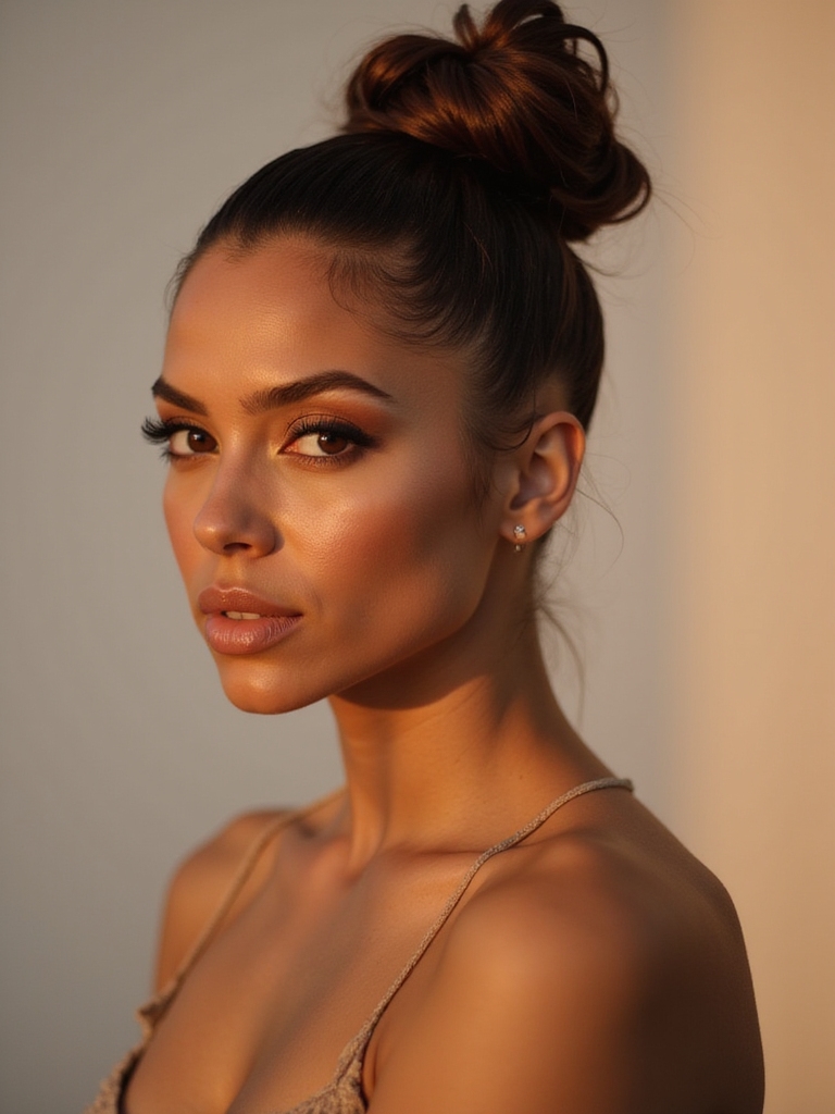 twisted top knot tutorial