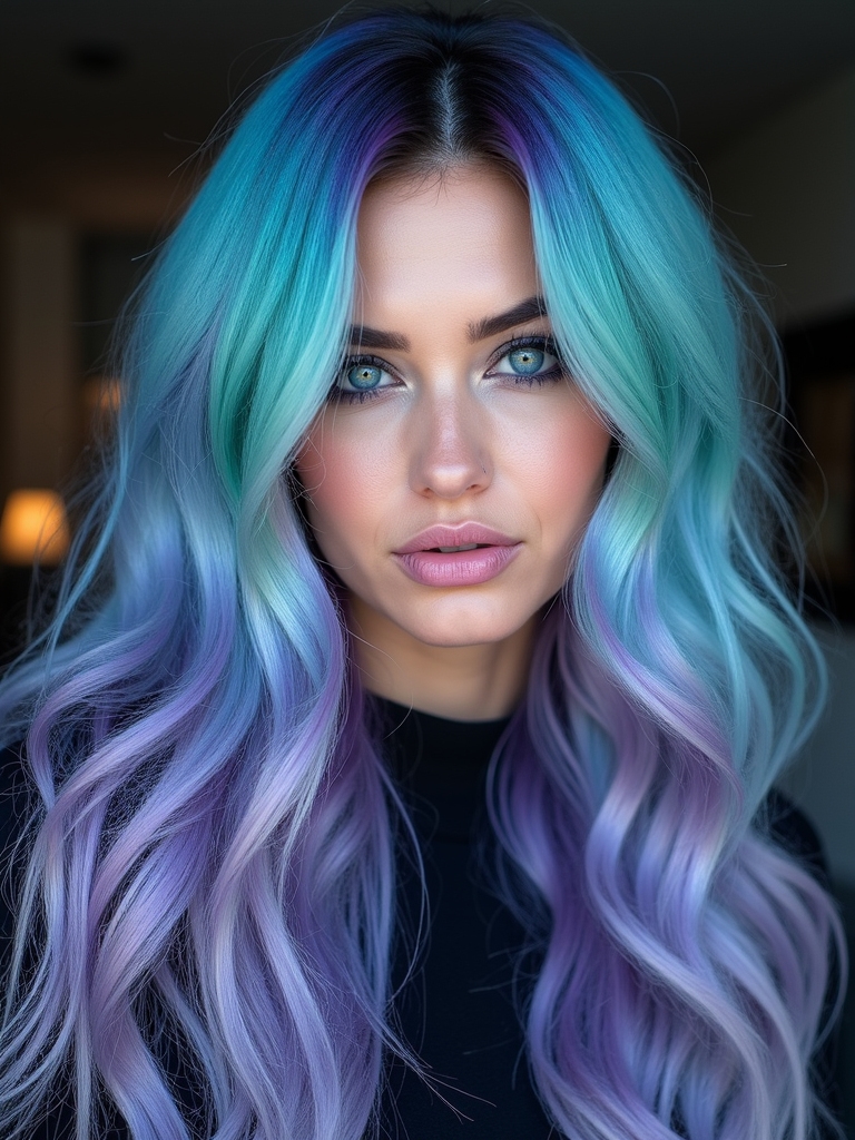 vibrant cosmic hair colors