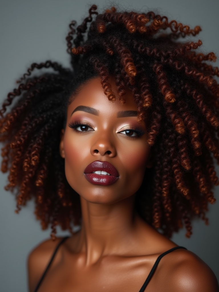 vibrant effortless crochet curls