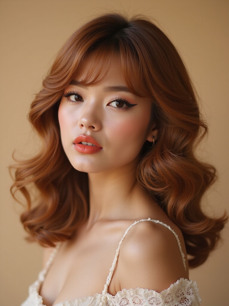 vintage inspired k pop hairstyles