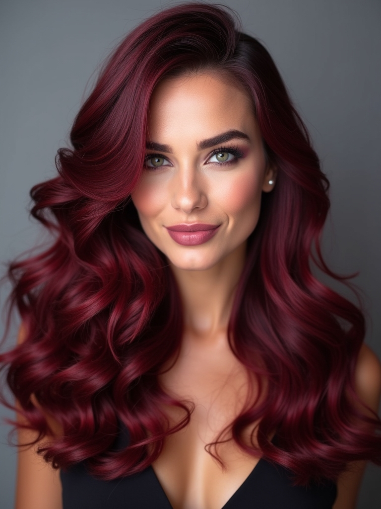 wine hair styling tips