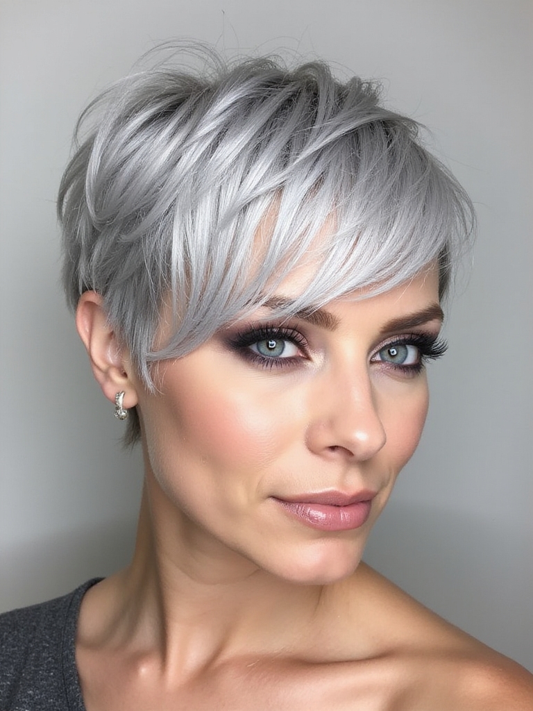youthful asymmetrical haircuts styles