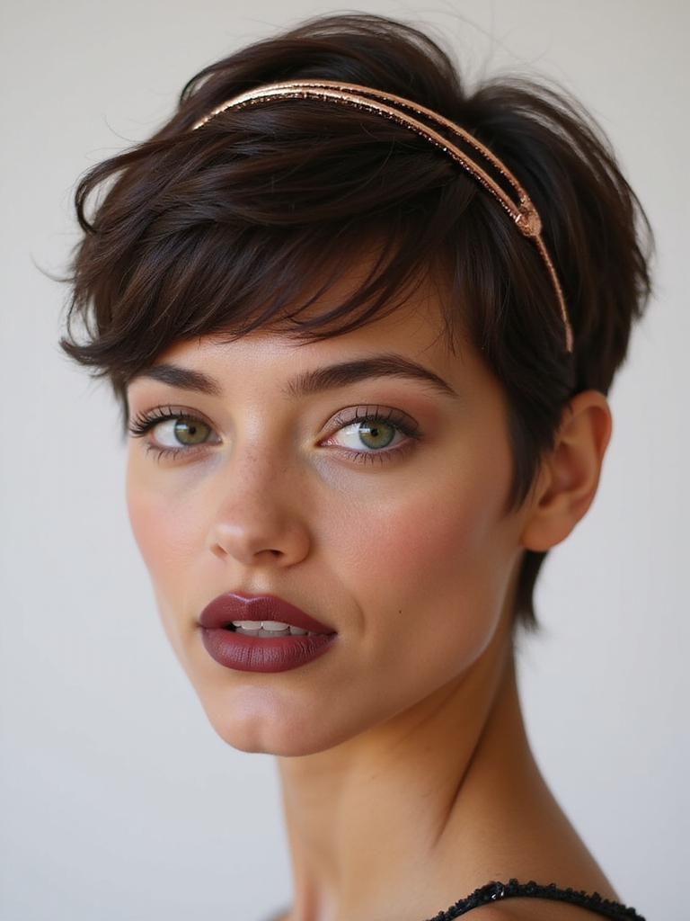 accessorize short hairstyles quickly
