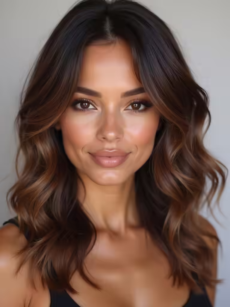 almond hues enhance morena skin
