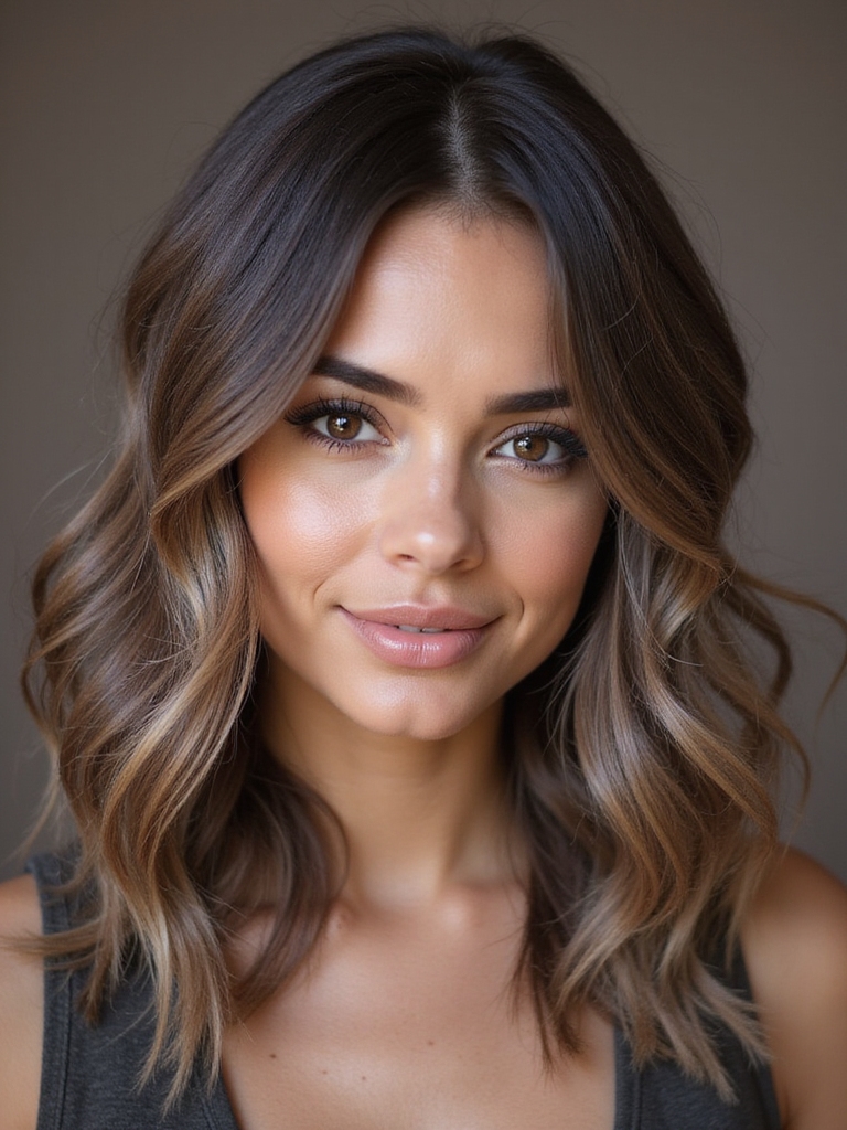 ash brown hair enhancement