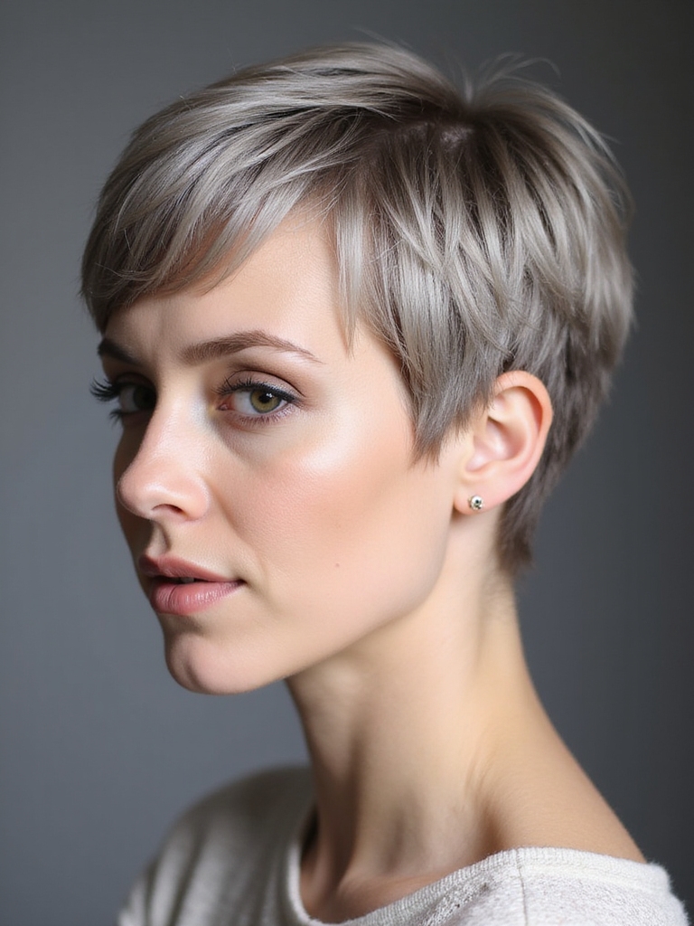ash brown short hairstyles