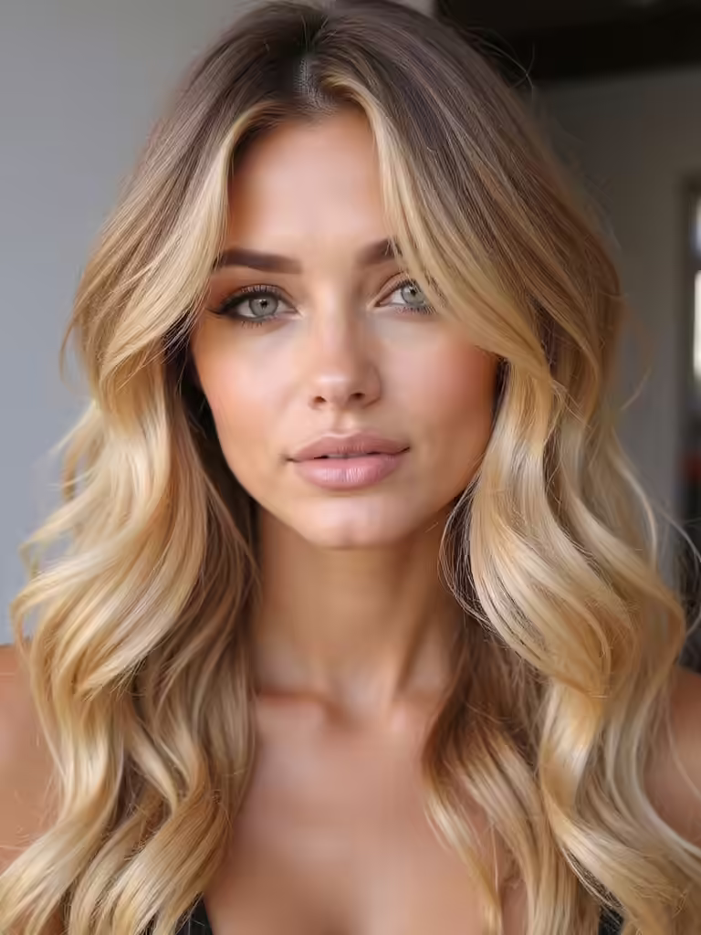 autumnal golden hair brilliance